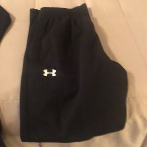 Men’s under armour black sweat pants